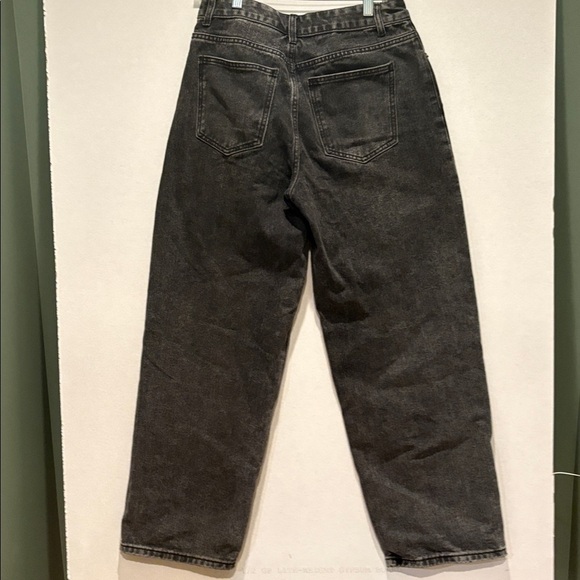 Nasty Gal - Women's Wide Leg Jeans. Dark Grey. UK size 10 / US 6 - Picture 8 of 14